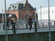 Hoofdstation vanaf brug bij Gron.Museum